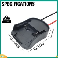 【xkky】 Battery Adapter 18V Battery Adapter Power Connector Dock Holder 14 Awg Wires