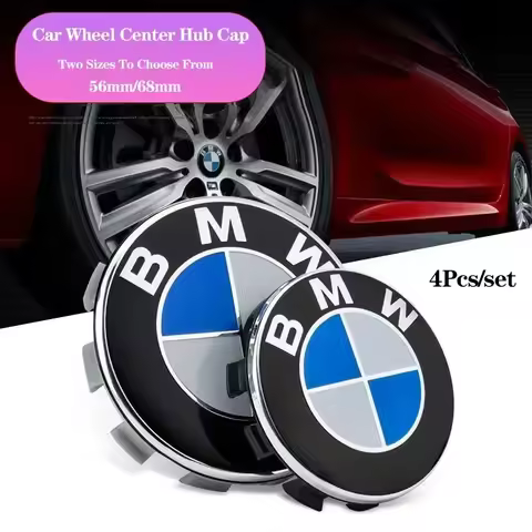 56/68mm Auto Hub Caps Car Wheel Center Cover Hubcaps Decoration Accessories for BMW 1 3 5 7 Series M