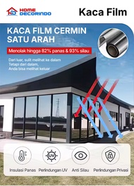 kaca film one way //silver black cermin //stiker mirror 1 roll