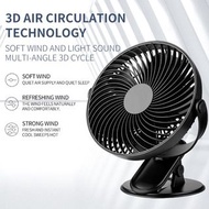 !!Super Wide 9 Inches USB Rechargeable Portable 360 3D AIr Circulation Manual Rotation 5 Rotary Vane Mini Clip Fan Desk Table Fan  超寬 9 英寸 USB 可充電便攜式 360 度3D 空氣循環手動旋轉 5 旋轉葉片迷你夾子風扇台桌風扇