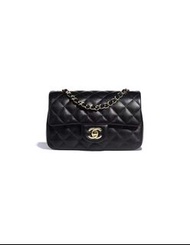 Chanel classic flap 20 cm 經典 cf20 方胖子 長盒 金球