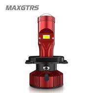 MAXGTRS 1X H4 BA20D S2 P15D LED Motorcycle Headlight AC/DC 11V-60V 6500K 3570 Chip Head Lamp