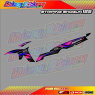 Striping Variation SUZUKI SHOGUN 125/STICKER LIST Motorcycle SUZUKI SHOGUN 125