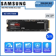 SAMSUNG MZ-V9P2T0BW 990 Pro 2TB PCIe 4.0 NVMe M.2 SSD