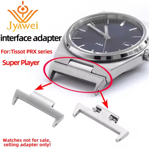 Strap Metal adapter for Tissot PRX Super Player T137.407/410 watch band connector 12mm stainless ste