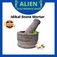 Natural Stone Mortar and Pestle Lesung Batu Traditional Handicrafts Grinder Stone Ammikal Lesung Ges