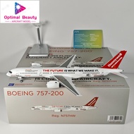 NG Models 42039 1: 200 Honeywell B757-200 N757HW Alloy Airplane Model