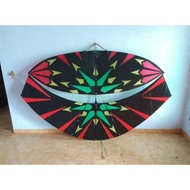 Rangka layangan Pegon model semok sayap 80cm 100cm & 150cm (merakit sendiri)