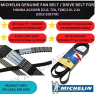 MICHELIN GENUINE FAN BELT (7PK 1440, 6PK 2075) FOR HONDA ACCORD [CU2, T2A, T2M] 2.0L 2.4L (2012-2017