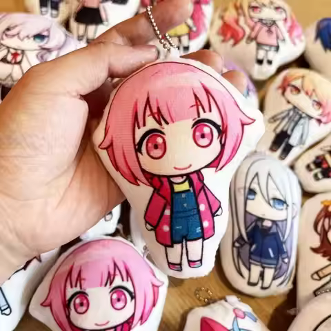 PJSK Project Sekai Colorful Stage All character SD Cute Kawaii Pillow Keychain Keyring Strap Bag Han