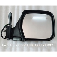 1ชิ้นสำหรับ Toyota Land Cruiser Lc80ประกอบกระจก1991-1997กระจกมองหลังสายไฟ3เส้น