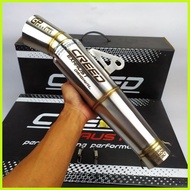 ❡  ◐ (100% Original Creed Exhaust) Universal 51mm Motorcycle Exhaust Pipe Canister / Creed Exhaust