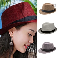 NEX Fedora for Men Women Unisex Classic 1920 Gangster Fedora Hats with Black Bands