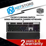 COOLER MASTER MASTERKEYS CK550 V2 BROWN SWITCH WIRED MECHANICAL GAMING KEYBOARD - CK-550-GKTM1-US