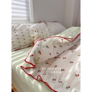 Green Dill Diary | ins Cotton Washed Cotton Four-Piece Set Girl Heart Fresh Four Seasons Soft Jacqua