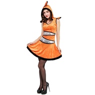 Halloween Costume Masquerade Party Dress Adult Clownfish Nemo Costume Show Costume 2.60710