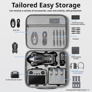 Whoby Lycra EVA Case for DJI Mavic 4 Pro Drone Body RC 2/RC Pro 2 Controller Storage Bag Portable Ha