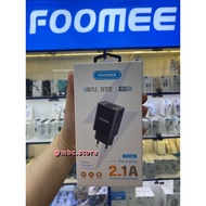  FOOMEE CC26 Charger 5V/2.1A 2USB Charger/