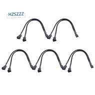 4-Pin PWM Fan Splitter Hub Cable forMotherboard andCPU PC Case Fan Extension Adapter Y Splitter Cabl