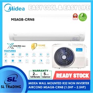 [INSTALLATION] MIDEA MSAGB-CRN8 XTREME COOL PRO (NON INVERTER) R32 AIRCOND (1.0HP, 1.5HP, 2.0HP, 2.5