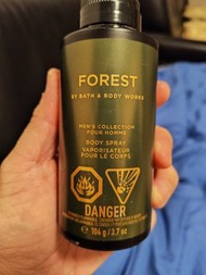 Bath & Body Works Forest Men's Collection Body Spray 104g