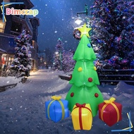 [dimccap] 7 ft Christmas Tree Inflatable Decor Ornament Props Cute Giant Xmas Inflatable Tree with L