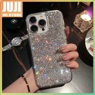 New Luxury Glitter Rhinestone Phone Case For iPhone 12 11 13 Pro Max XS XR X 7 8 Plus 11 14Pro Shiny