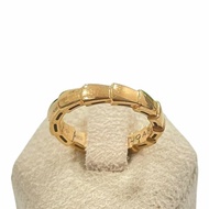 BVLGARI 寶格麗 SERPENTI VIPER 單圈蛇戒 K18PG #50