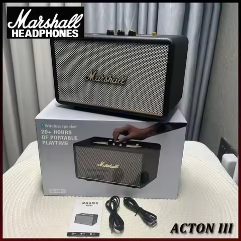 Marshall ACTON LII Portable Bluetooth 5.0 Speaker Wireless Outdoor Travel Speaker IPX4 Waterproof Sp