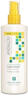 Andalou Naturals Medium Hold Hair Spray Sunflower and Citrus - 8.2 fl oz