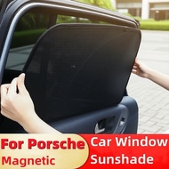 Magnetic Car Curtains Sunshade for Porsche Macan/Cayenne/Panamera 959 958 957 971, Sun Protection