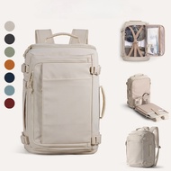 Travel Backpack 28-38l Expandable 15.6 Inch Laptop Compartment & Shoe Bag, Waterproof Carry on for Q