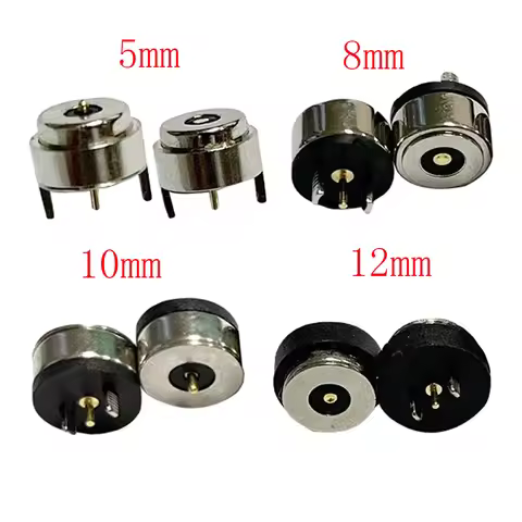 Spring-Loaded Magnetic Pogo Pin Connector Male Female DC Power Charge Probe Magnet Connector 1Pin 5m