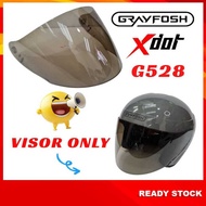 (VISOR ONLY) XDOT/GRAYFOSH G528 VISOR For GrayFosh Racing Sport Helmet Motorcycle