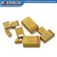 10PCS A B C D Case Tantalum capacitor 6V 10V 16V 25V 35V 50V 0.1UF 1uf 2.2UF 4.7UF 10UF 22UF 33UF 47