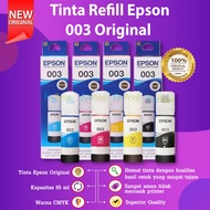 Original Epson 003 Tinta Refill Printer L3110 L3210 L1110 L1210 L3150 Black Cyan Magenta Yellow