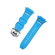 ชุดดัดแปลงเคสโปร่งใสสำหรับนาฬิกา Apple Ultra 49Mm 8 7 45Mm เคสสร้อยข้อมือสายยืดกีฬาสำหรับ I Watch Se