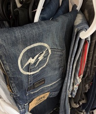 Fragment Design 全電 初代 元祖 1st first model Levi’s Fenom 2005SS Heavy Oz Denim Over Thunder Print Rigid