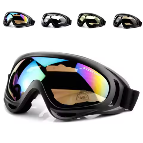 Motorcycle Goggles Motorcycle off-road goggles mask helmet glasses windproof adjustable cross helmet
