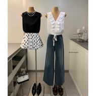 Beautiful Shirt Cute With Ruffled Details 9473 Label ️: WG.WE