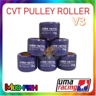 UMA RACING CVT 20 X 12MM , 20 X 15MM PULLEY ROLLER V3 (6PCS)
