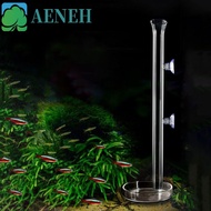 AENEH Glass Aquarium Feeder Tube Dish, Glass Transparent Fish Tank Shrimp Feeders, Fish Feeding Tube