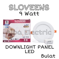 SLOVEENS 9 Watt Round LED Panel Downlight 9 Watt Round White LED Panel Light
