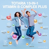 13-in-1VitaminBComplexPluswithVitaminB1,B2,B3(Niacinamide),B4,B5,B6,B7(Biotin),B8(Inositol),B9(Folat