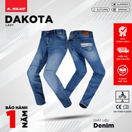 Women's Protective Pants LS2 Dakota Lady Jeans Stretch Denim A-Standard Motorcycle Protection PKL