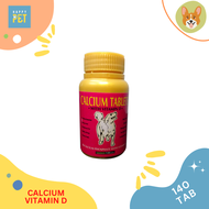 DINOS CALCIUM TABLETS (140TAB) DOG VITAMIN D