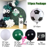 Football party balloon set, soccer sports garland Kit, boys birthday party decoration, children's so