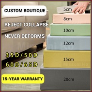 Sofa Cushion 50D High-Density Foam 60D Foam Backrest Bay Window Cushion Seat Cushion Mattress Cover 