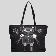 Prada Tessuto Robot Shopping Tote Nero 1BG052