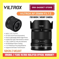 Viltrox AF 25mm F1.7 Z Prime Lens For Nikon Z Mount Camera | 2 Years Viltrox Malaysia Warranty